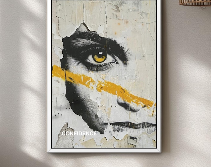 Banksy Style Art, Colour Pop Street Art Print, Urban Wall Decor