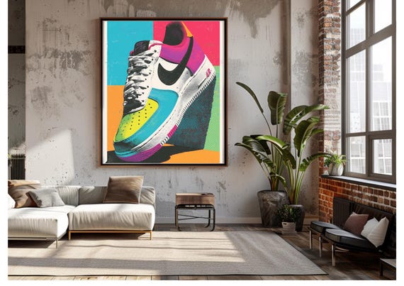 Nike Air Pop Sneaker Pop Art | Warhol-Inspired Vintage Fashion Edition