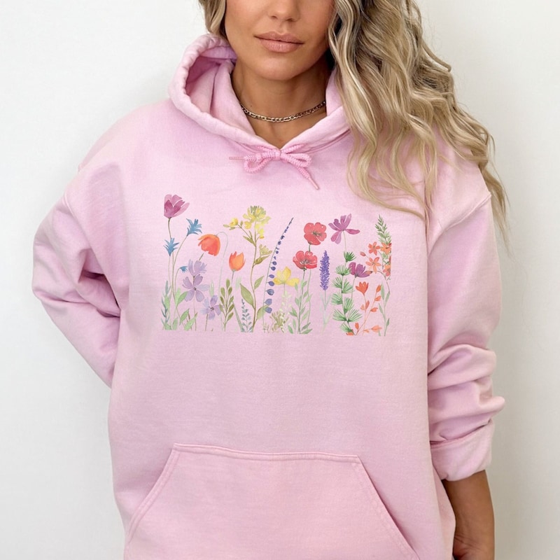 Hoodie Western Blooms