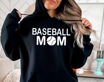 Baseball Mom Hoodie, Sport Mom Hoodie, Baseball Mama Hoodie, Baseball Lover Gift, Baseball Gift Sweatshirt, Baseball Mom Sweatshirt