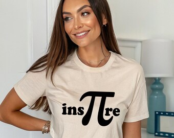 Inspire Pi Day Shirt, Pi Symbol T-shirt, Math Lover Tee