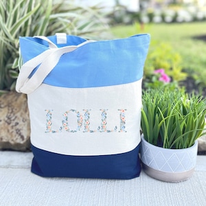 Lolli Floral Tote Bag, Lolli Gift Bag, Best Lolli Tote Bag, Lolli Tote Bag, Gift For Lolli, New Lolli Gift Tote Bag, Gift For Lolli