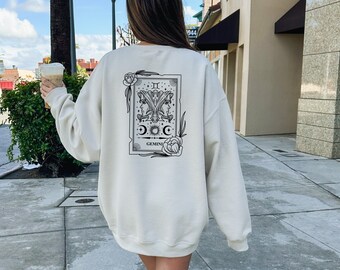 Gemini Sweatshirt, Gemini Zodiac Sweatshirt, Astrology Women Pullover, June Birthday, Gemini Birthday Gifts, Zodiac Sign Hoodie