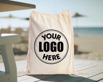 Customized Drawstring Backpack, Custom Drawstring Backpacks with Logo, Custom Drawstring Bags, Your Logo Here Design Drawstring Backpack