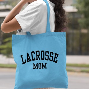 Lacrosse Mom Tote Bag, Lacrosse Mom Gift Bag, Lacrosse Mama Gift Bag, Lacrosse Player Gift Bag, Lacrosse Fan Tote Bag, Mother's Day Tote image 8