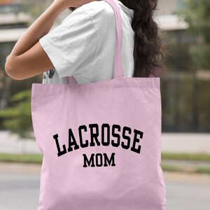 Lacrosse Mom Tote Bag, Lacrosse Mom Gift Bag, Lacrosse Mama Gift Bag, Lacrosse Player Gift Bag, Lacrosse Fan Tote Bag, Mother's Day Tote image 10