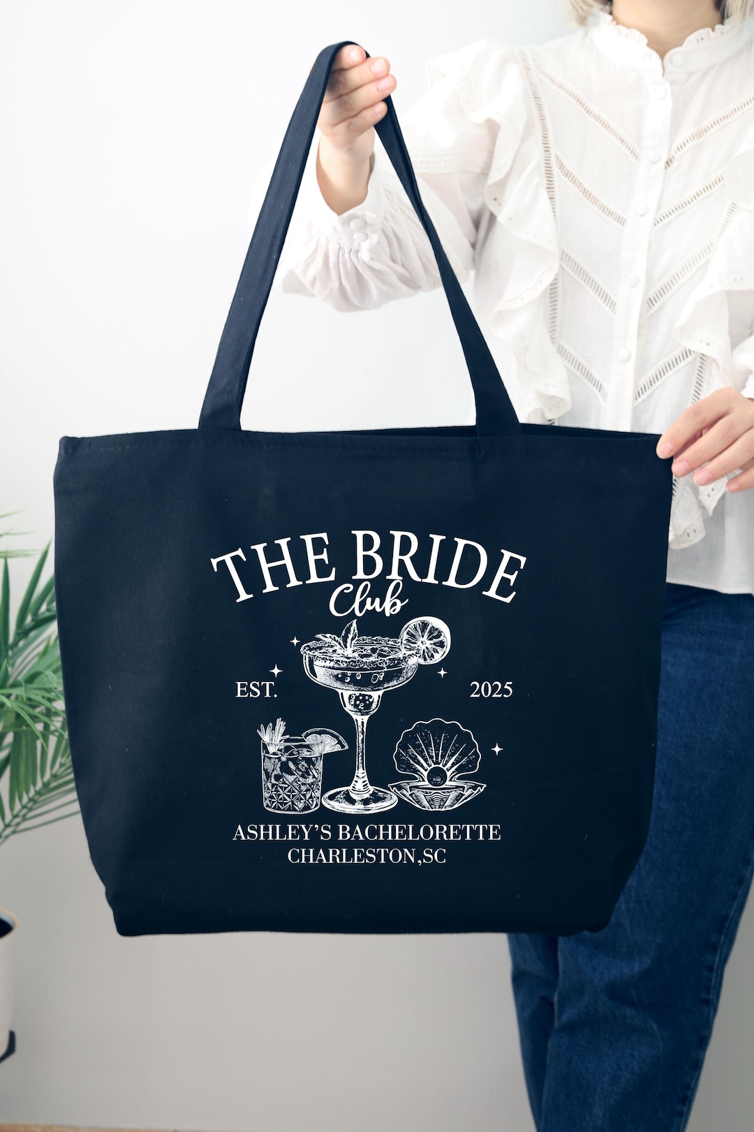 Custom the Bride Club Tote Bag, Custom Bachelorette Tote Bag ...