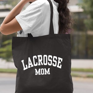 Lacrosse Mom Tote Bag, Lacrosse Mom Gift Bag, Lacrosse Mama Gift Bag, Lacrosse Player Gift Bag, Lacrosse Fan Tote Bag, Mother's Day Tote image 6
