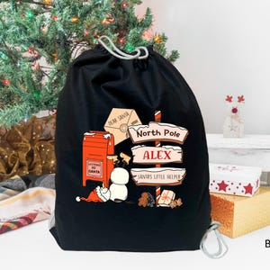 Personalized Santa Sack, Christmas Gifts, Santa Sack Gifts, Christmas Bag, Santa Bag, Canvas Santa Bag, , Christmas Presents, Bag for Kids