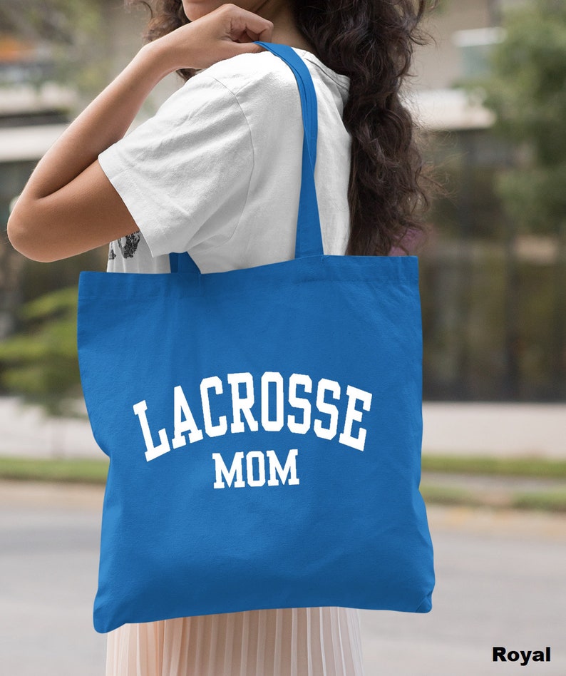 Lacrosse Mom Tote Bag, Lacrosse Mom Gift Bag, Lacrosse Mama Gift Bag, Lacrosse Player Gift Bag, Lacrosse Fan Tote Bag, Mother's Day Tote image 7