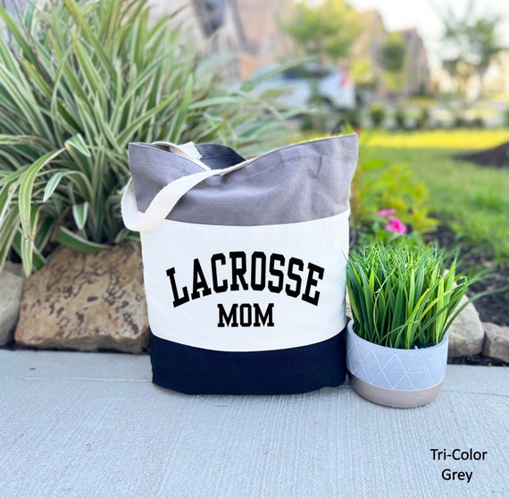 Lacrosse Mom Tote Bag, Lacrosse Mom Gift Bag, Lacrosse Mama Gift Bag, Lacrosse Player Gift Bag, Lacrosse Fan Tote Bag, Mother's Day Tote