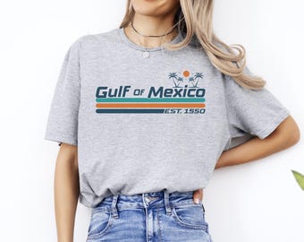 Gulf Of Mexico Shirt, Retro Sunset Gulf Of Mexico Shirt, Anti Gulf Of America Shirt, Political Shirts, Resist Shirt, Anti Trump Shirt