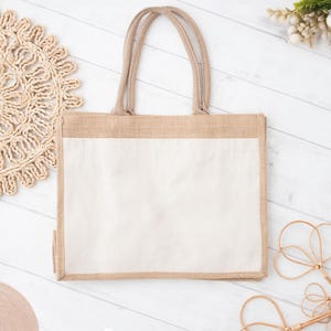 Custom Nonna Jute Bag, Nonna Jute Bag, Personalized Nonna Bag, Mama Jute Bag, Gift for Nonna, Mothers Day Gift, Nonna Est 2025 Bag image 3