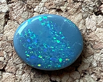 Opale australienne Lightning Ridge, pierre précieuse solide naturelle/non traitée. 2,15 carats