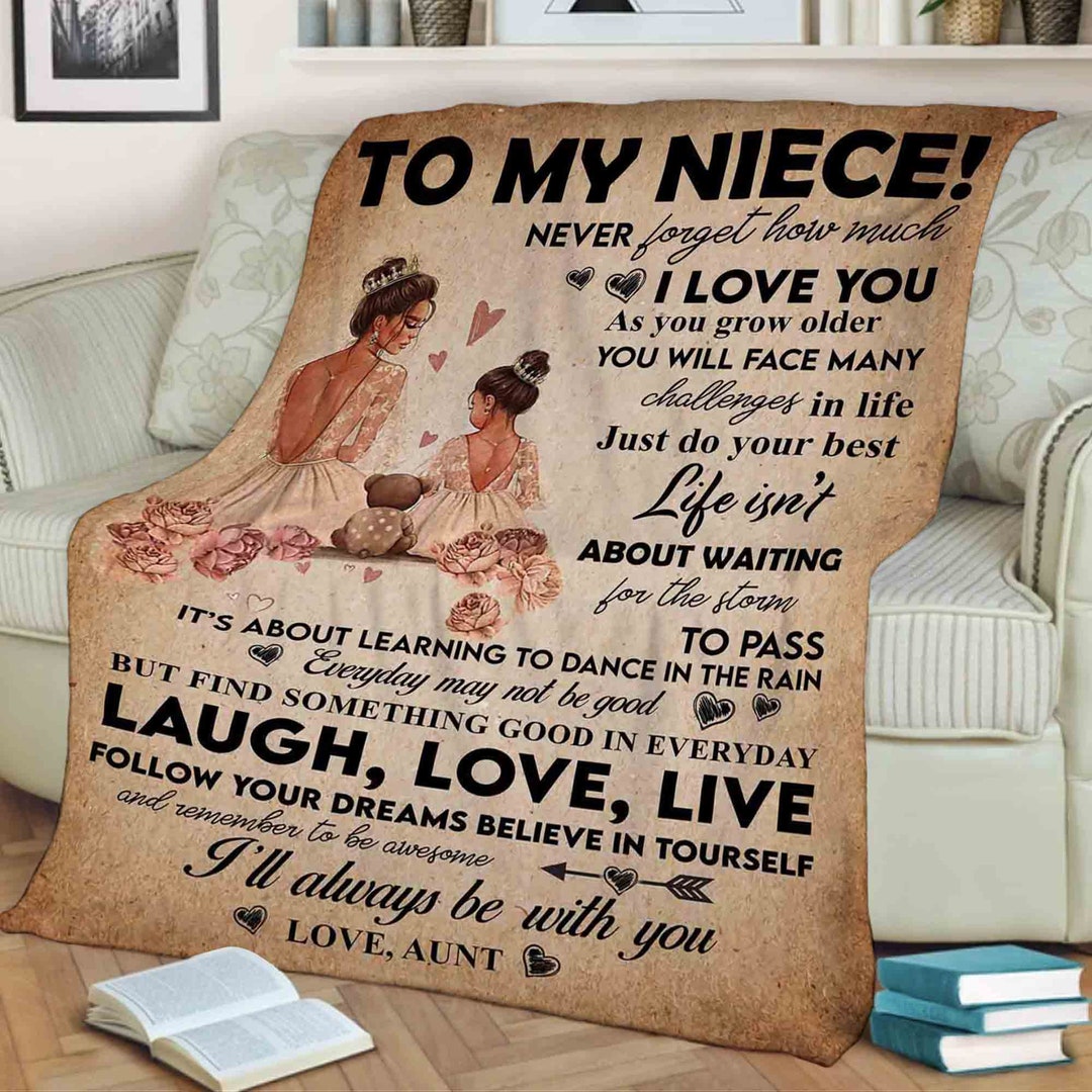 To My Niece Never How Much I Love You Customized Gifts for Niece