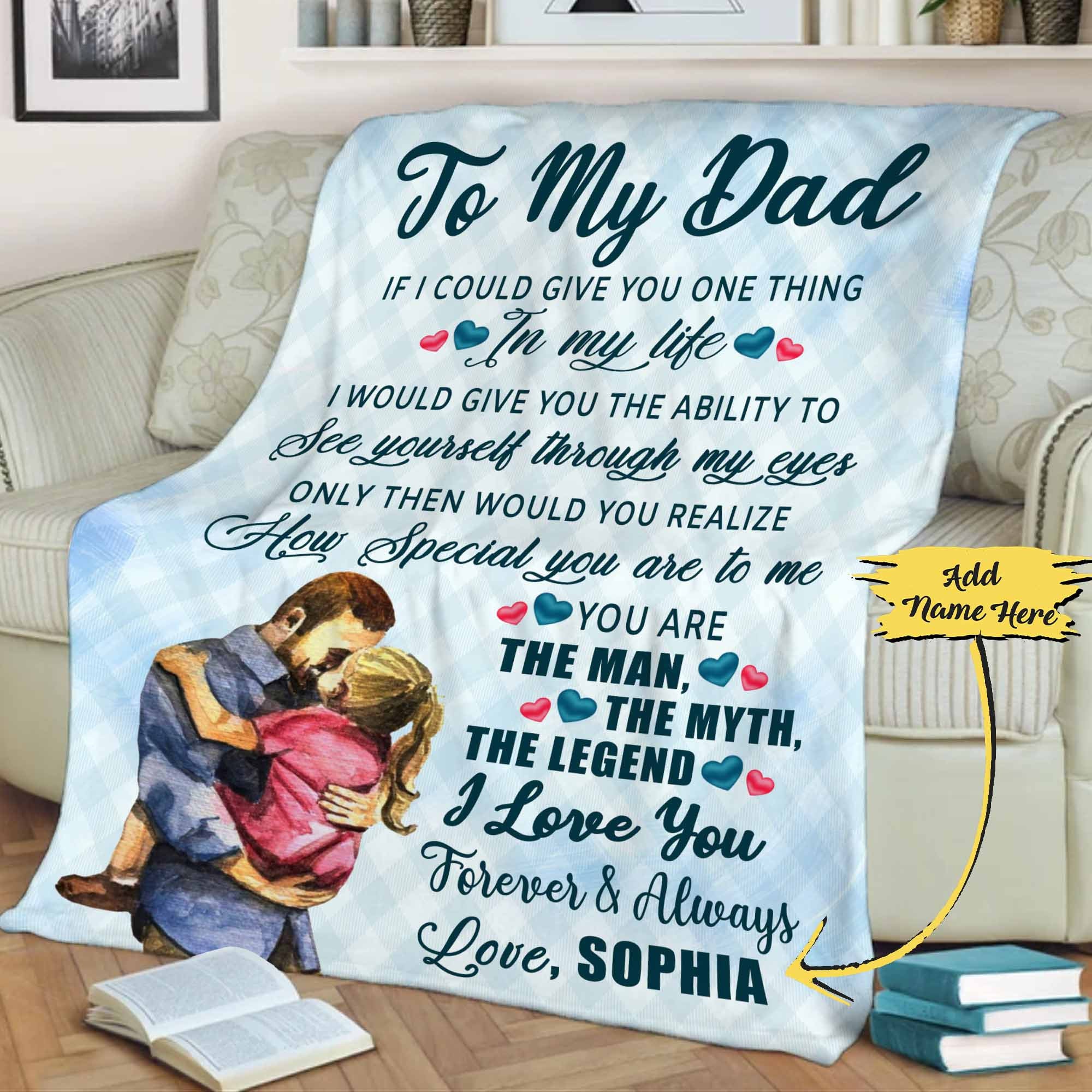 Fathers day blankets from daughter new arrivals