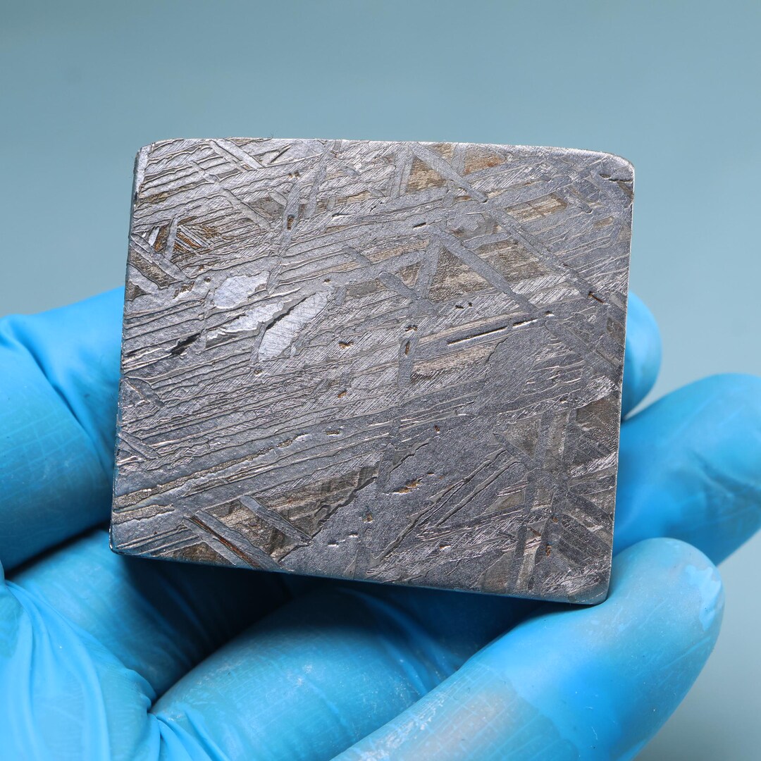 143G Natural Iron Meteorite Slice Specimen Section Iron Meteorite ...