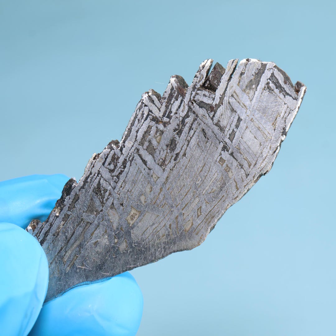 15G Meteorite Specimen Section Iron Meteorite Materials Meteorite ...