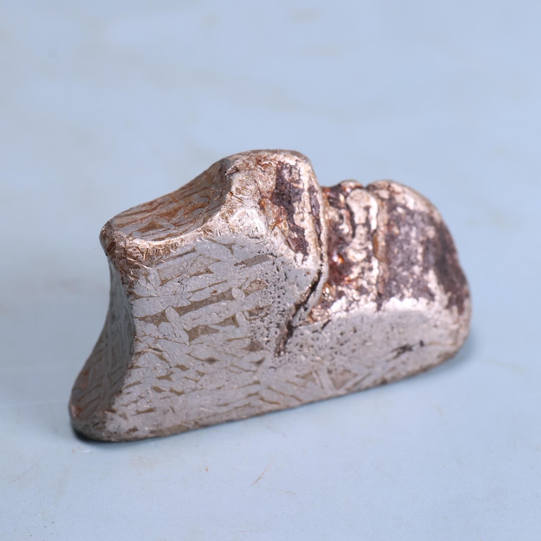 48G Natural Iron Meteorite Specimen Section Iron Meteorite Materials ...