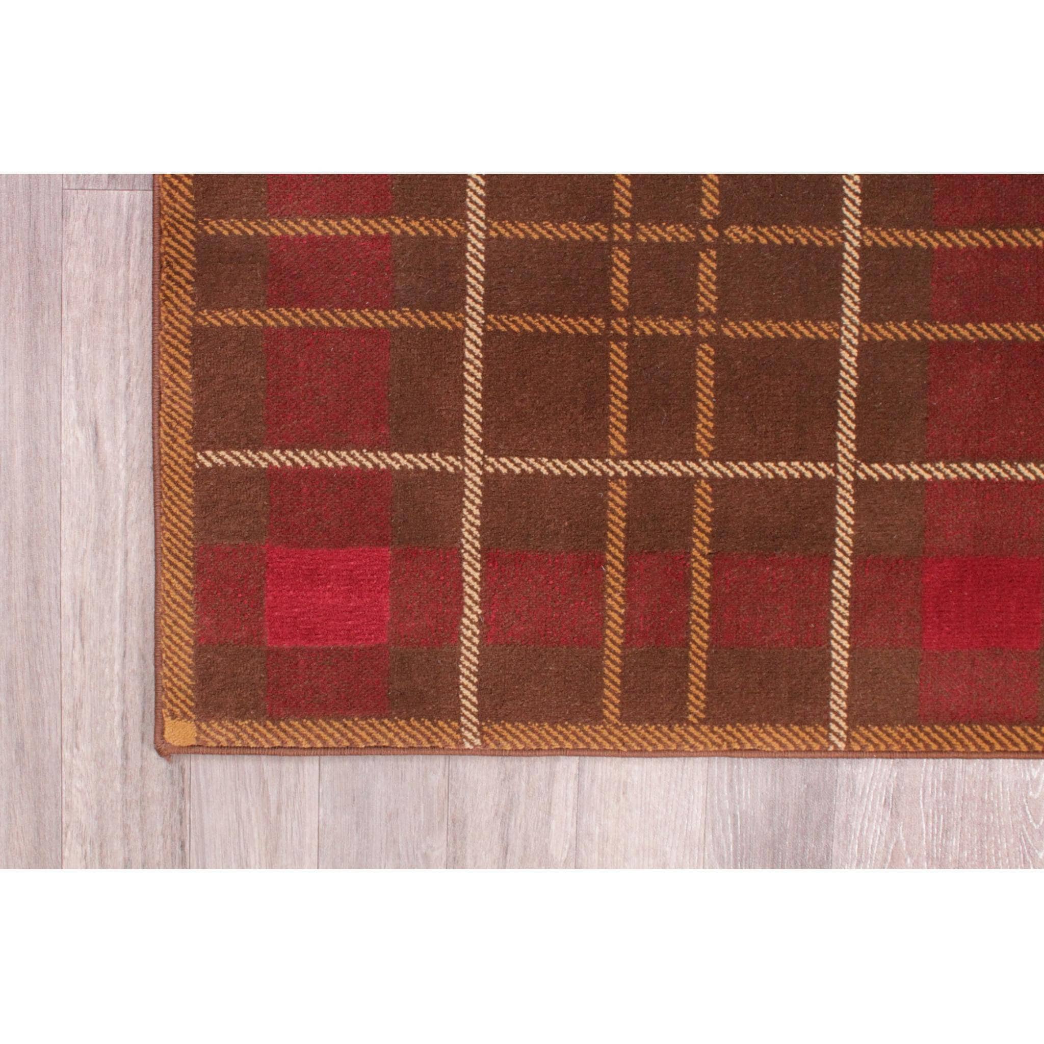 Highland Rug Patterns Tartan Highland Rug Heather of Isle Brown Living Room Hallway Bedroom ...
