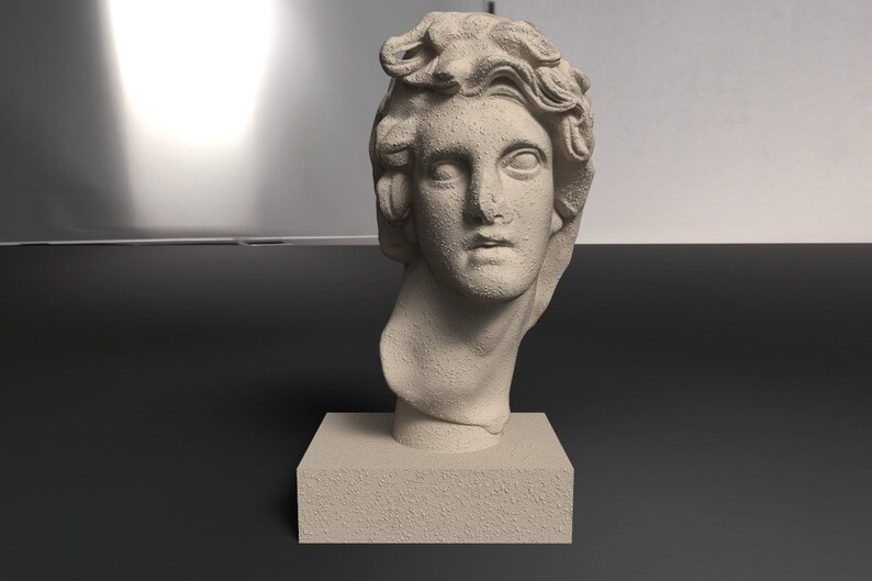 Bust of Helios Sculpture Helios Statue Greed God Olympus - Etsy