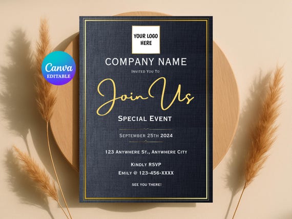 Corporate Invitation Card Design Template