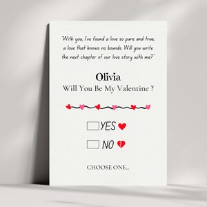 Plantillas de invitación para tarjetas de propuesta de San Valentín / Tarjeta de propuesta moderna para San Valentín / Tarjeta romántica de amor / Tarjeta para novio y novia Evite
