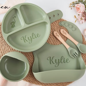 Baby plate sets hot sale personalized