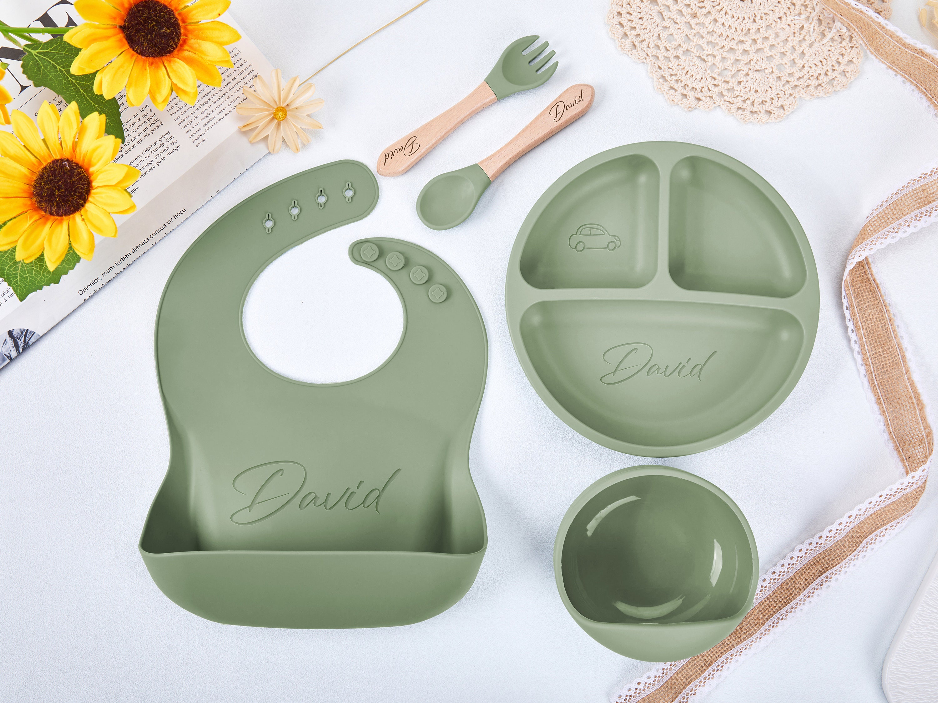 Silicone Baby Plates Set – Strong Suction Plates for Babies Toddlers, –  Silicocobaby