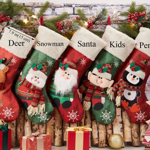 Christmas Stockings Personalized Stockings Christmas Stocking Family Stocking Monogram 3D Christmas Stocking Christmas Decor Christmas Gifts image 7