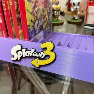Splatoon 3 - Switch Game Holder - Nintendo Case Holder - Case Rack - 3D Print