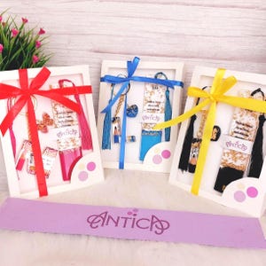 Coffret cadeau pour enseignant, cadeau de fin d'année, ensemble d'accessoires utiles, marque-page et porte-clés avec crayon et phrase