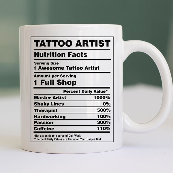 Tattoo Artist Gift, Gifts for Tattoo Artist, Tattoo Gifts, Tattooist, Tattooist Gifts, Tattoo Artist, Tattoo Lover, Tattoo Shop, Tattoo Mug