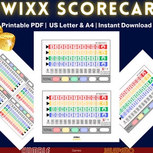QWIXX Scorecard Qwixx Score Sheet Qwixx Score Printable Etsy QWIXX Scorecard Qwixx Score Sheet Qwixx Score Printable Etsy