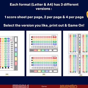 QWIXX Scorecard Qwixx Score Sheet Qwixx Score Printable PDF US QWIXX Scorecard Qwixx Score Sheet Qwixx Score Printable PDF US