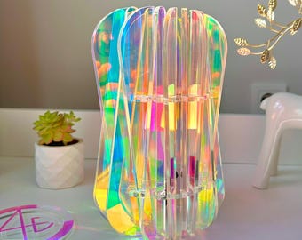 Iridescent Color Changing Lamp – Cozy Ambient Light for Bedroom & Living Room | Soft Mood Lighting Decor