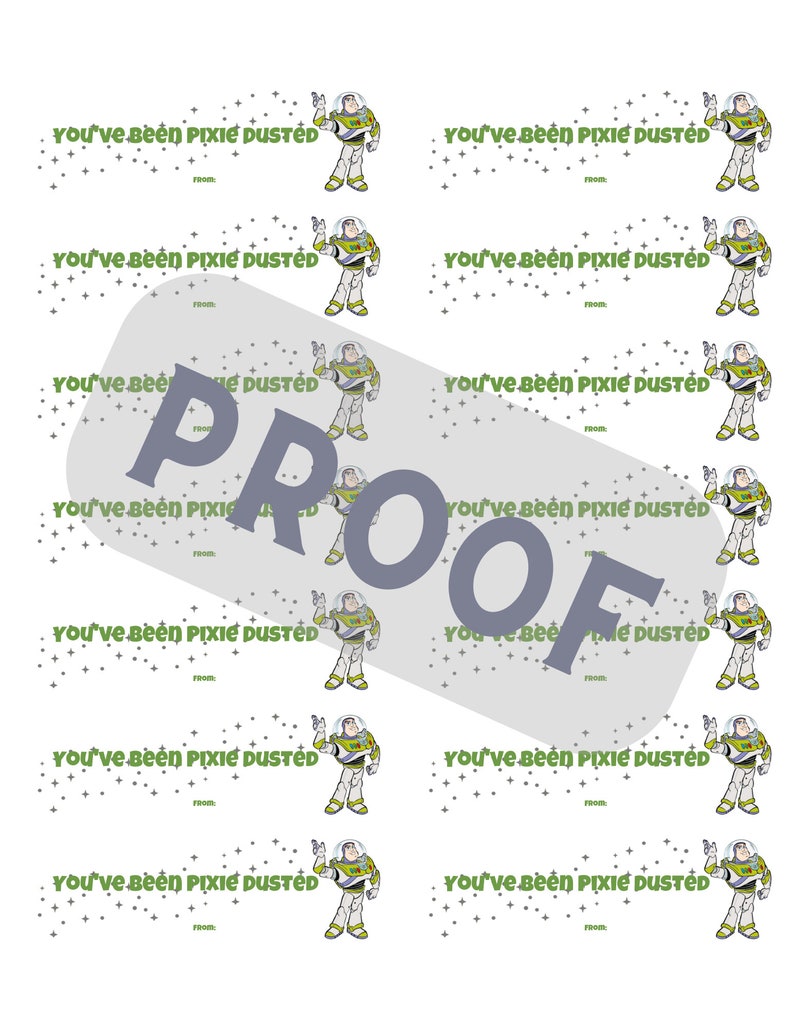 Pixie Dust Sticker Examples Pixie Dust Tags/cruise FE Stickers - Etsy