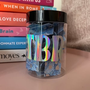 TBR Jar to Be Read List Choose Your Next Book Bookworm Gift Book Lover  Bibliophile Book Club Bookshelf Decor Bookish Decor 