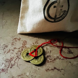 Amuleto de la suerte del Feng Shui tradicional chino, símbolo de riqueza y prosperidad imagen 5