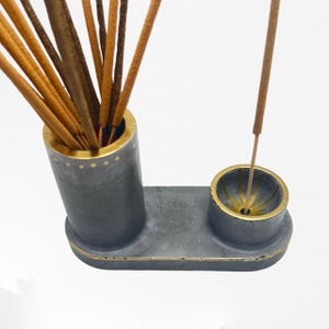 Räucherstäbchenhalter, Palo-Santo-Ständer, Räucherstäbchen und -kegel, Räuchergefäß für Zuhause, natürliches Räucherwerk für Meditation und Reinigung, orientalisches Räuchergefäß