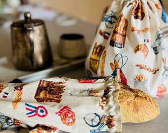 Waterproof and chic bread bag, keep your baguette fresh and delicious in transportation or on the street practical and durable