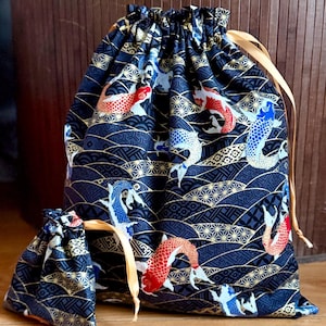 Zero Waste Geschenkverpackungstasche, Stoffbeutel im japanischen Stil, Allzwecktasche, Reise und Aufbewahrung
