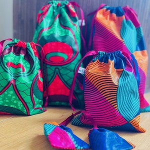 Geschenkverpackung ohne Abfall, aus Wax-Stoffen, Beutel aus 100 % wiederverwendbarer Baumwolle, ökologische Verpackung, Aufbewahrungs- und Reisegeschenkidee