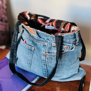 Waste jeans best sale bag