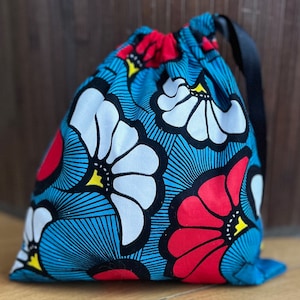 Sacola de algodão reutilizável para embrulho de presente, desperdício zero, em tecidos encerados, ecológica, joias, armazenamento e viagem Ideia de presente de Natal