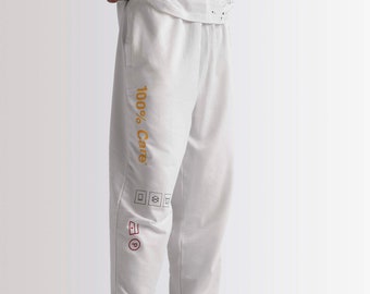 White Unisex Joggers