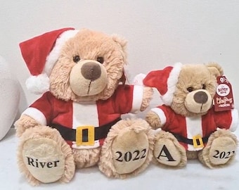 Personalised Santa Teddy
