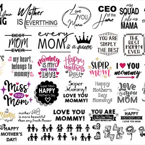 2024 Fête des Mères Mega SVG Bundle, Spécial Fête des Mères, Bonne Fête des Mères, The Digital Infinity