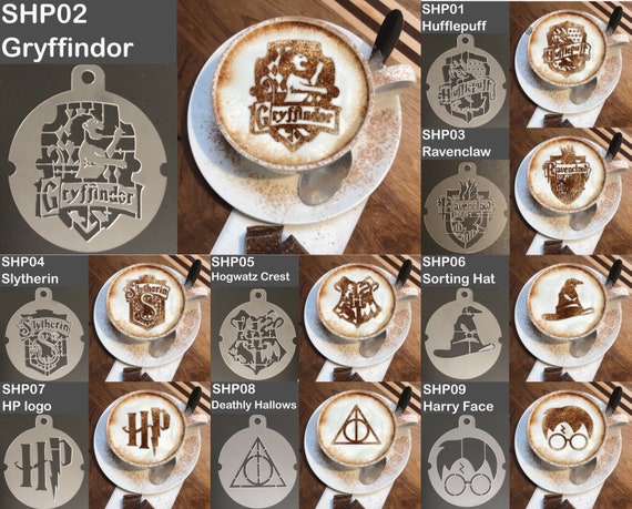 Harry Potter Coffee Dusting Stencils 