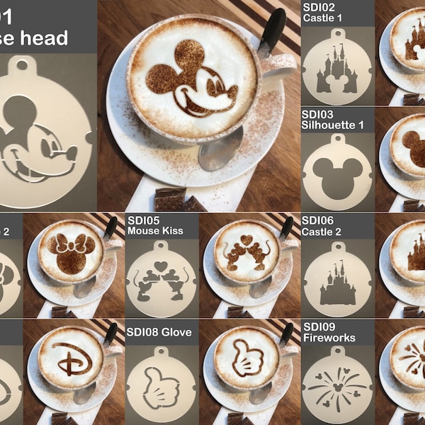 Coffee Stencil Etsy